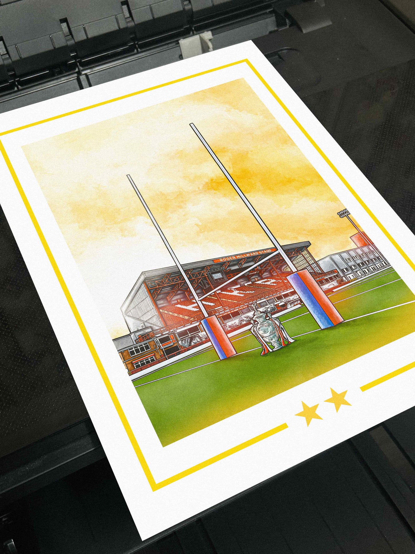 Hull Kingston Rovers Poster Print Craven Park Challenge Cup Winners of 2025