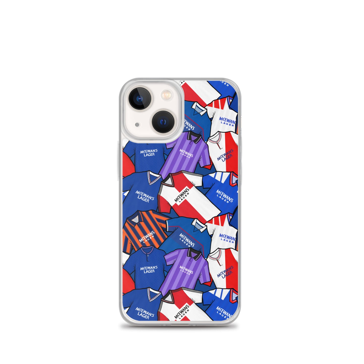 Rangers Inspired Retro Shirts Themed Football Clear Case for iPhone®