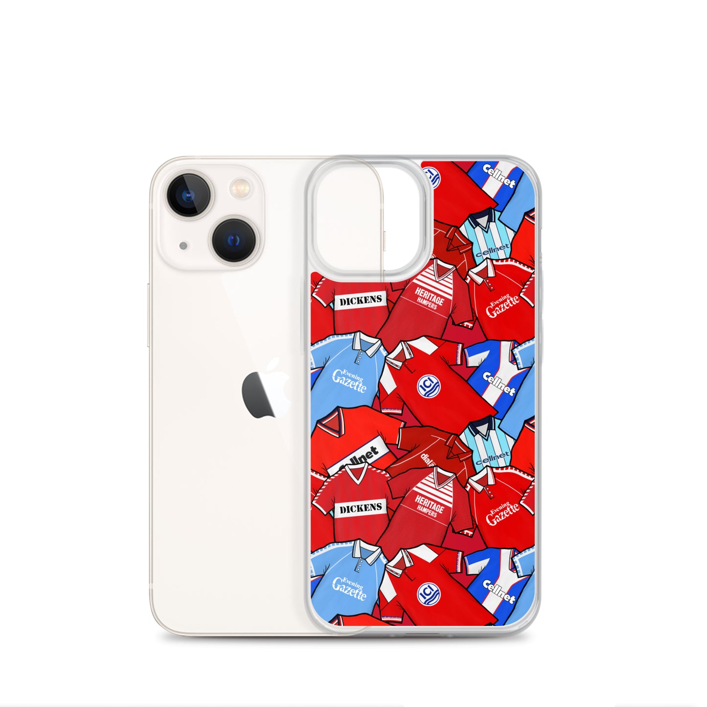 Middlesbrough Inspired Retro Shirts Football Clear Case for iPhone®