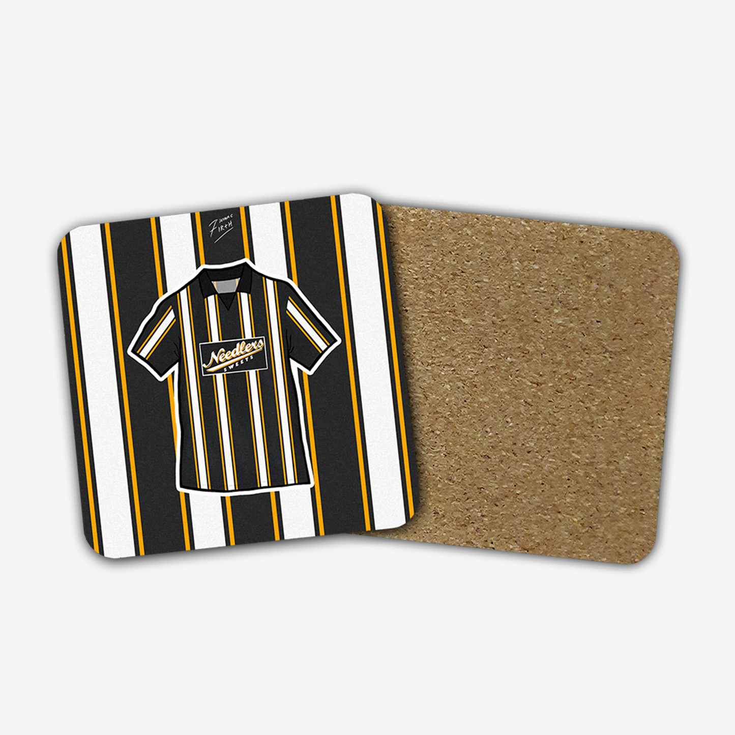 Hull 1994/95 Special Shirt Memorabilia Hand Sublimated Football Coaster