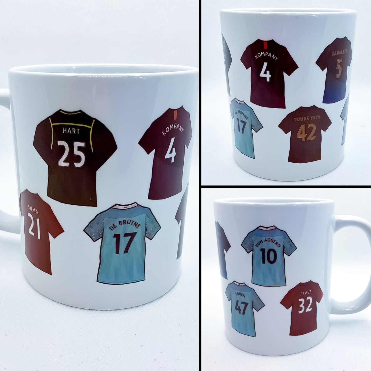 City Legends Shirts Handmade Ceramic Football Mug