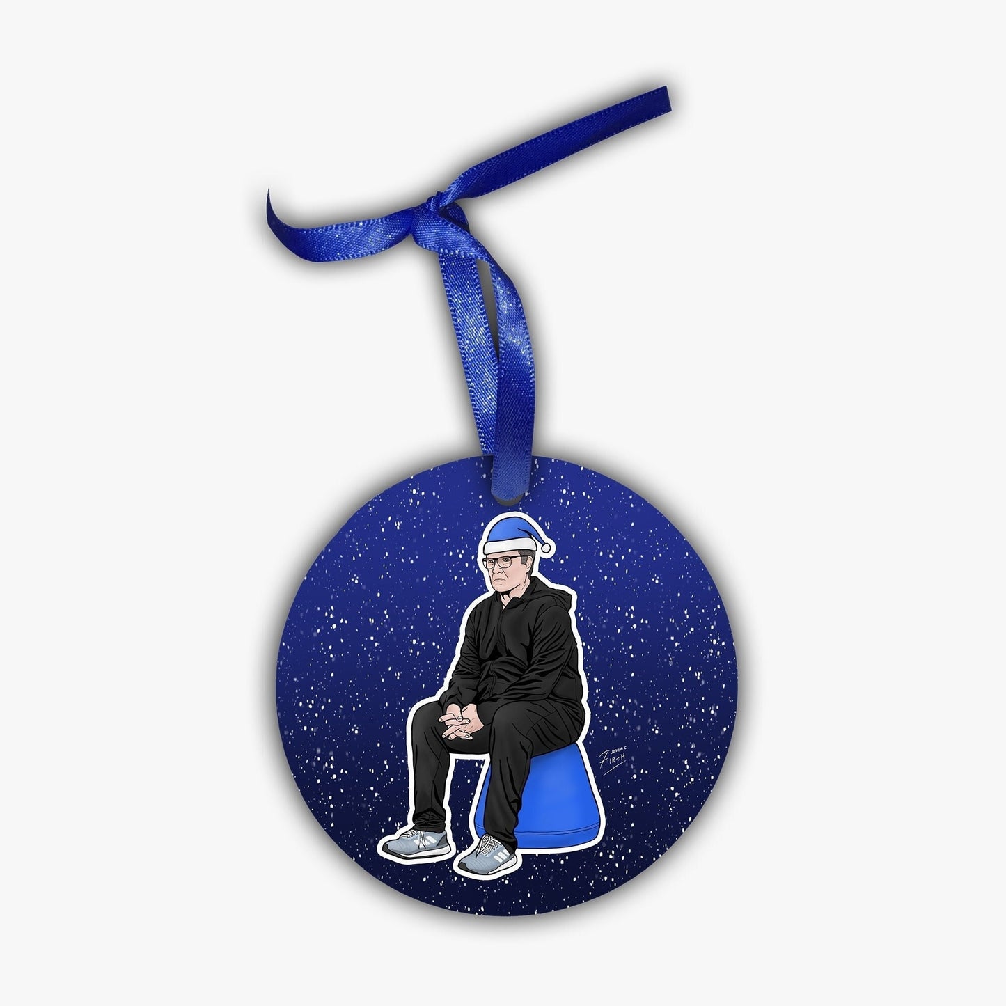 Marcelo Bielsa Leeds Christmas Hand Sublimated Football Decoration