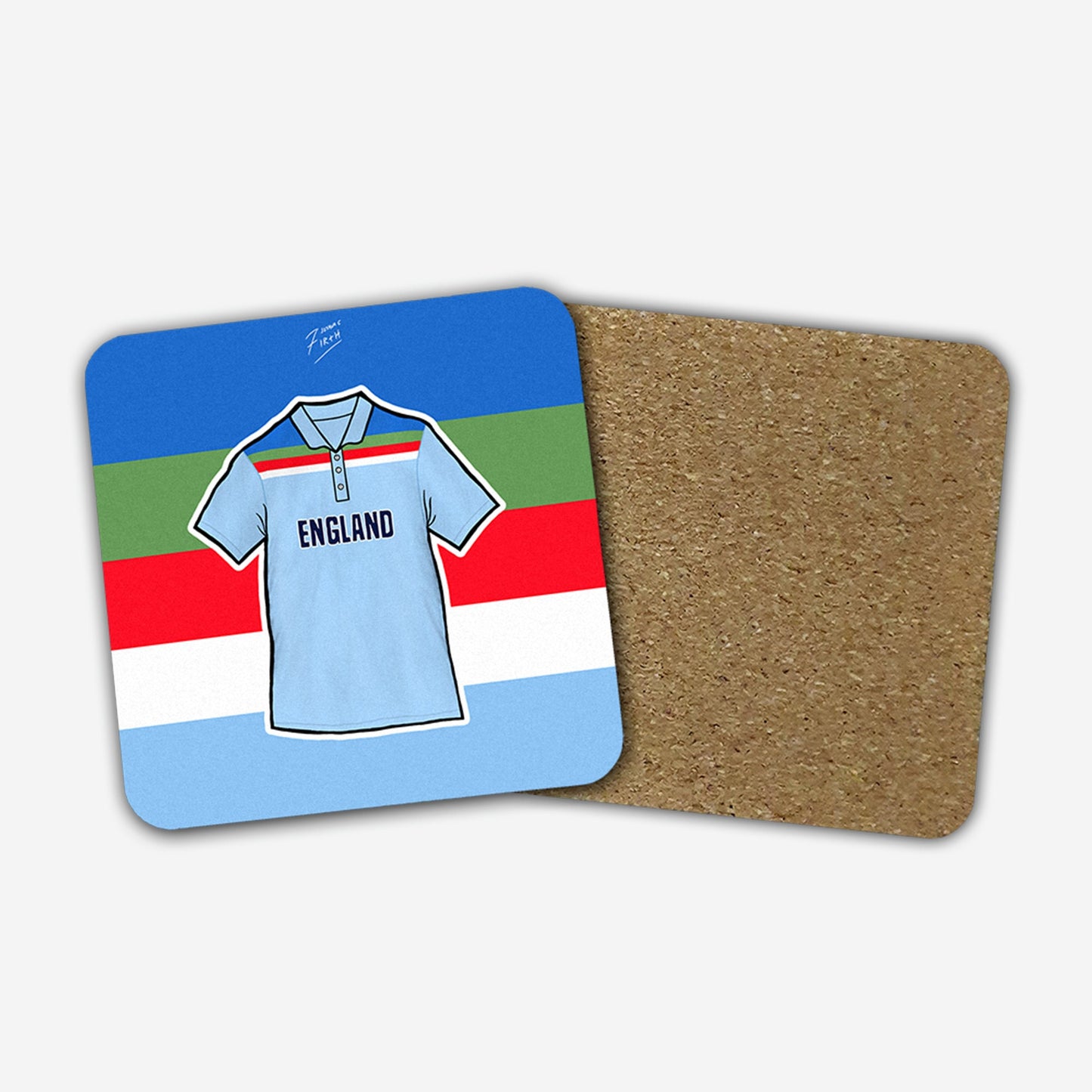 Inspired by the history of English cricket, worn by the likes of Ian Botham! Great coaster as a keepsake memorabilia gift for yourself or for a loved one!