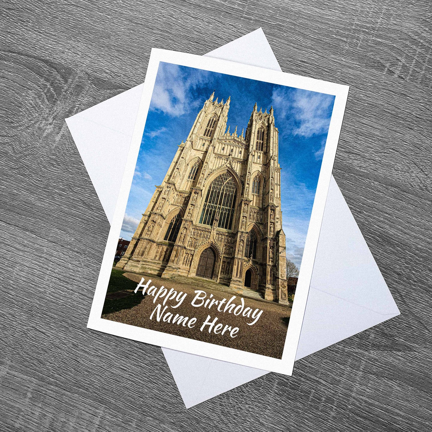 Beverley Minster East Yorkshire Happy Birthday Card