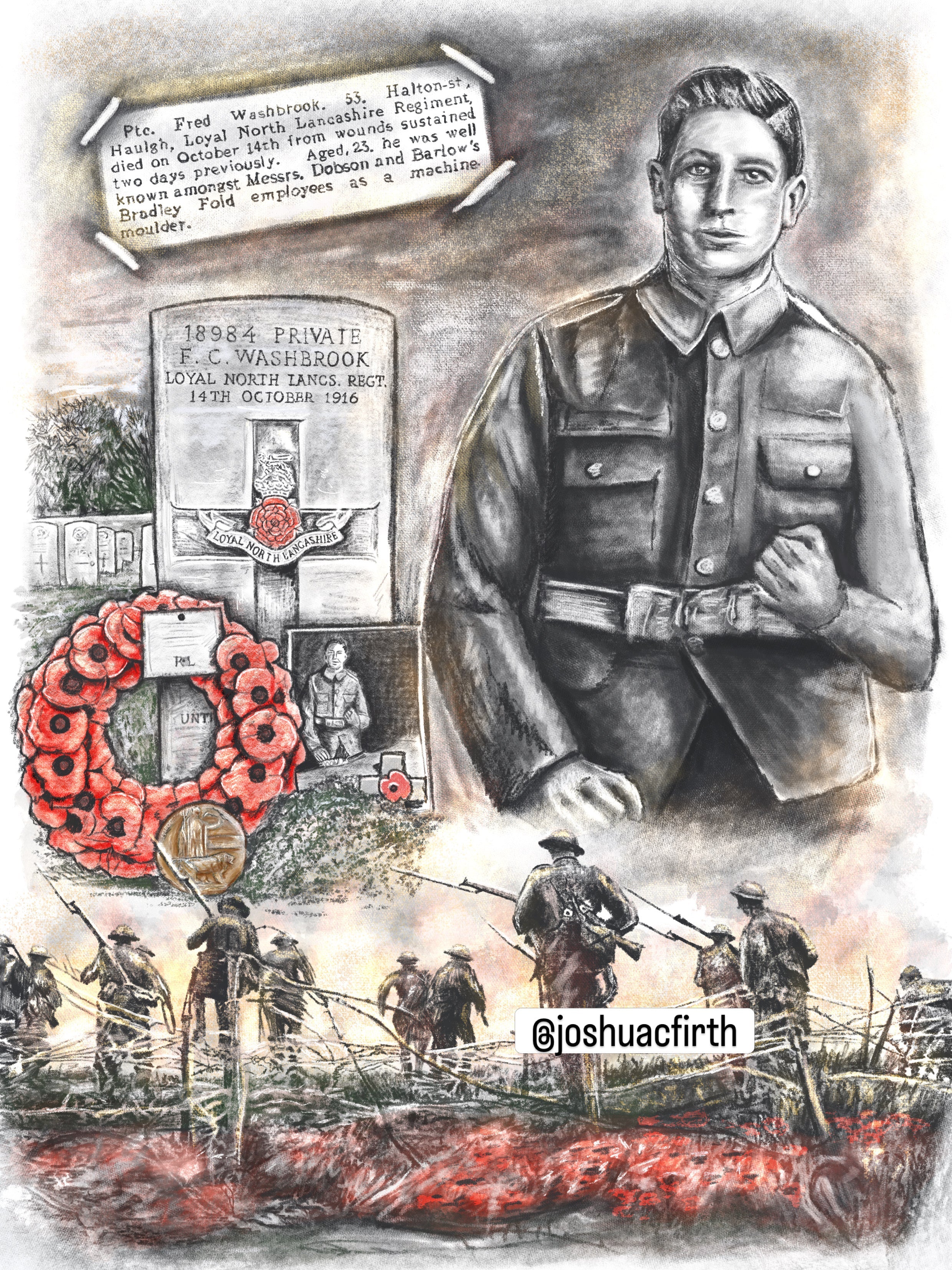 Honouring Private Frederick Charles Washbrook