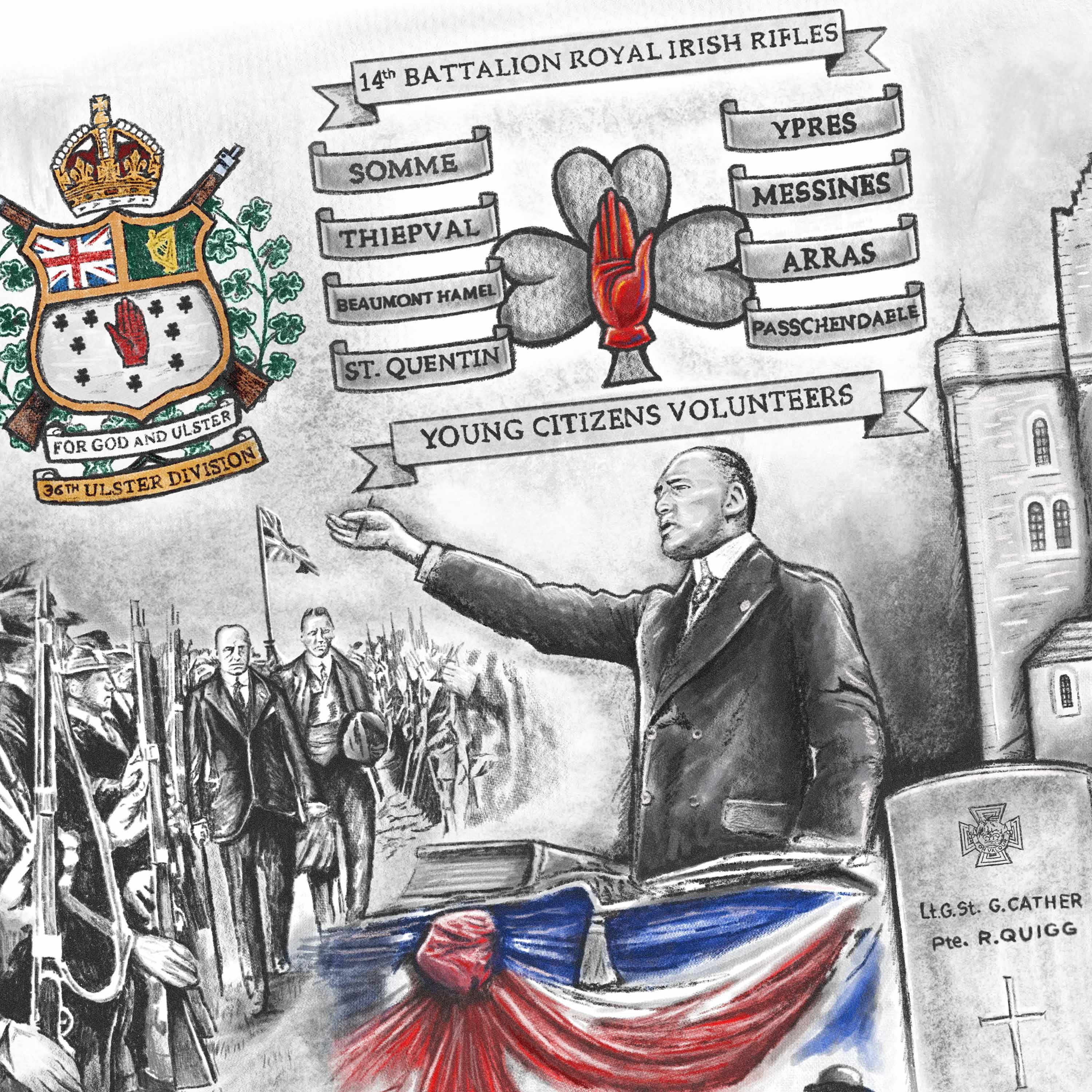 Honouring the 36th Ulster Division: A Tribute Through Art