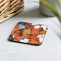 This football coaster is a mashup of the Dundee United shirts of the past, inspired by the classic style of the past. 