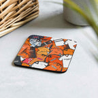 This football coaster is a mashup of the Dundee United shirts of the past, inspired by the classic style of the past. 