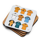 Bring classic Wolverhampton style into your home with this retro football shirt coaster. Inspired by the iconic designs loved by fans, each coaster is hand sublimated, meaning no two are ever exactly the same. Every piece is unique and individually crafted with care.