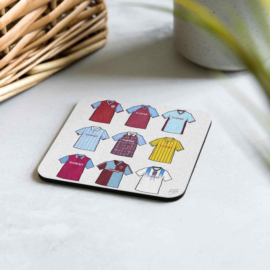 Burnley Retro Shirts Memorabilia Football Coaster
