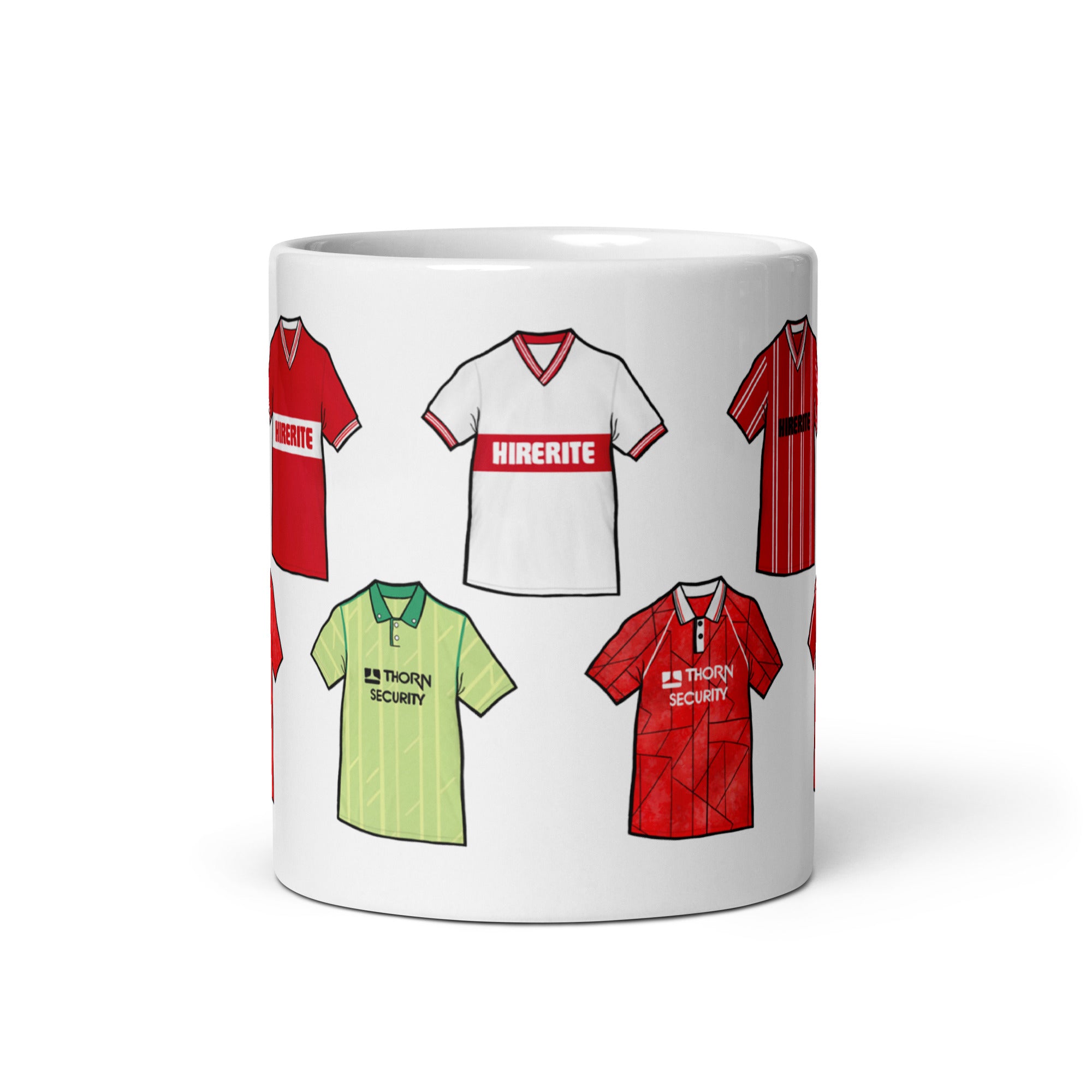 A premium Bristol City inspired mug by the club’s famous historic and classic football jerseys. This design celebrates the rich heritage of Bristol City Football Club, drawing influence from iconic kits worn by The Robins throughout their history.
Perfect for Bristol City supporters, retro football fans, and lovers of classic football shirt design, this mug is ideal for matchday brews, home use, or the office. Unofficial & is not tied to any brand/club