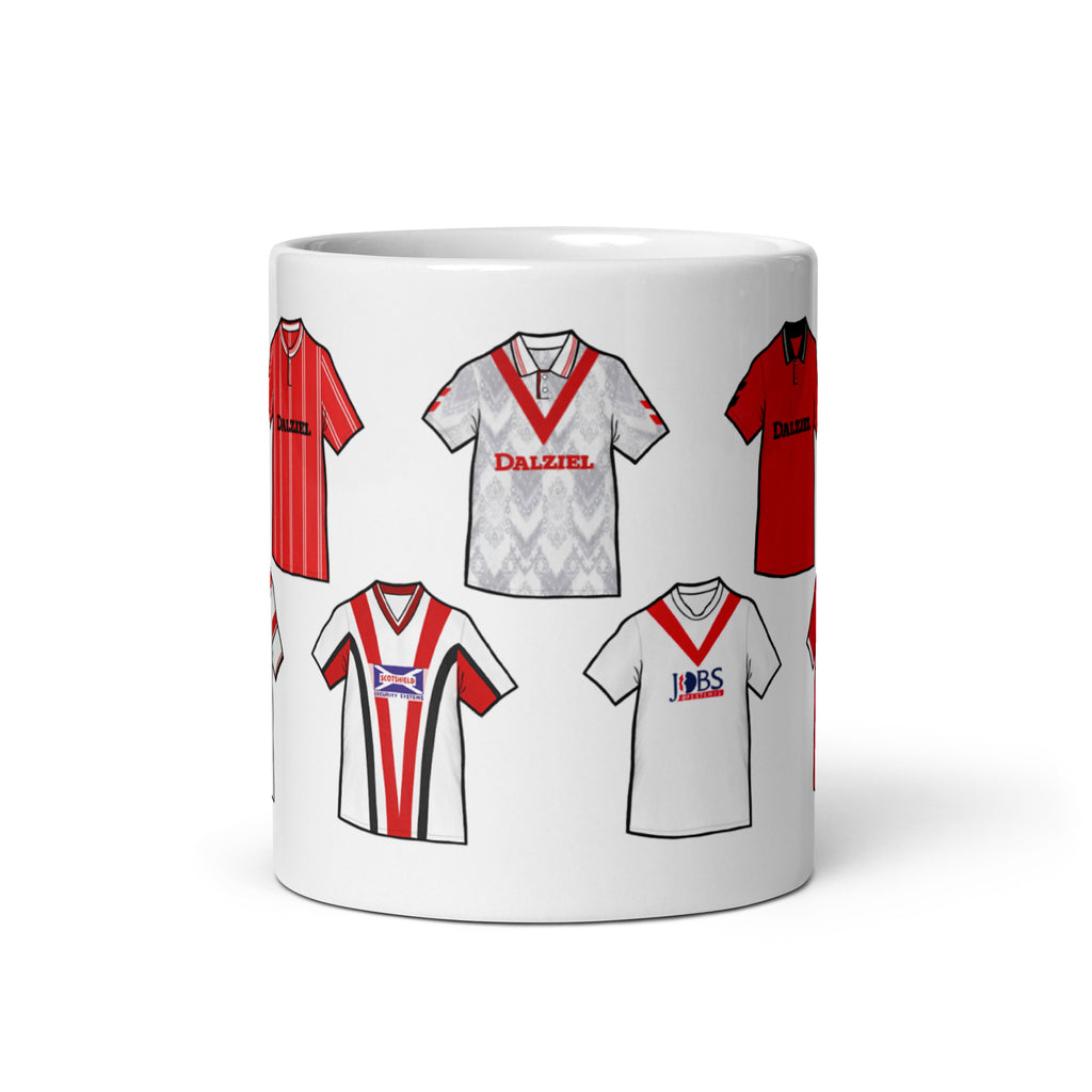 High-quality mug inspired by the famous historical classic football jerseys of Airdrieonians FC. This design pays tribute to iconic kits worn throughout the club’s proud history, celebrating one of Scotland’s most storied football clubs.
Inspired by classic Airdrieonians football kits, colours, and heritage — this is a unique fan-made piece created to honour the legacy of The Diamonds.
This product is unofficial and fan made and is not affiliated with any club or brand
