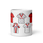 High-quality mug inspired by the famous historical classic football jerseys of Airdrieonians FC. This design pays tribute to iconic kits worn throughout the club’s proud history, celebrating one of Scotland’s most storied football clubs.
Inspired by classic Airdrieonians football kits, colours, and heritage — this is a unique fan-made piece created to honour the legacy of The Diamonds.
This product is unofficial and fan made and is not affiliated with any club or brand