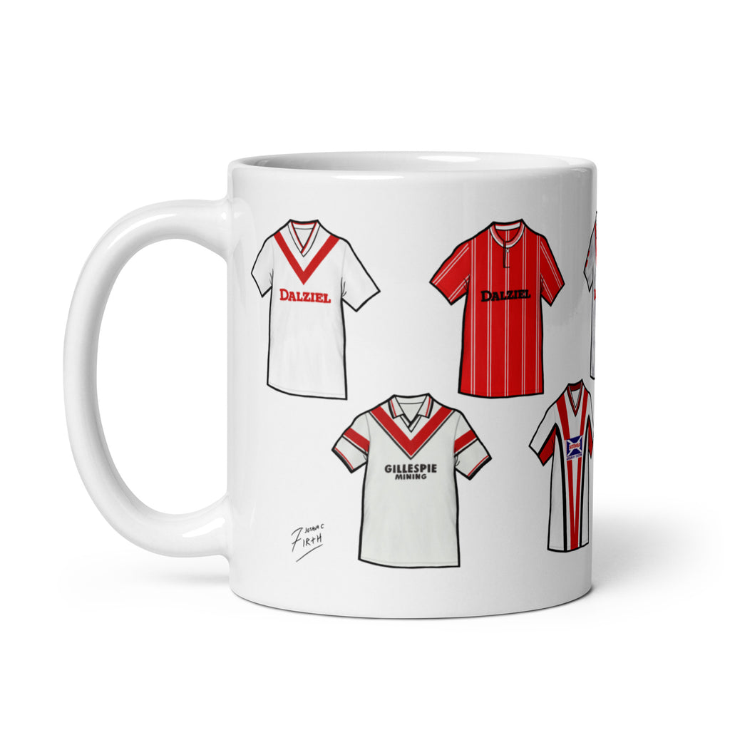 High-quality mug inspired by the famous historical classic football jerseys of Airdrieonians FC. This design pays tribute to iconic kits worn throughout the club’s proud history, celebrating one of Scotland’s most storied football clubs.
Inspired by classic Airdrieonians football kits, colours, and heritage — this is a unique fan-made piece created to honour the legacy of The Diamonds.
This product is unofficial and fan made and is not affiliated with any club or brand