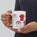 High-quality mug inspired by the famous historical classic football jerseys of Airdrieonians FC. This design pays tribute to iconic kits worn throughout the club’s proud history, celebrating one of Scotland’s most storied football clubs.
Inspired by classic Airdrieonians football kits, colours, and heritage — this is a unique fan-made piece created to honour the legacy of The Diamonds.
This product is unofficial and fan made and is not affiliated with any club or brand
