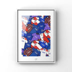 Custom Listing For Kyle - 3x White Framed RFC