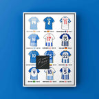 Icons of Brighton Retro Shirts Football Print
