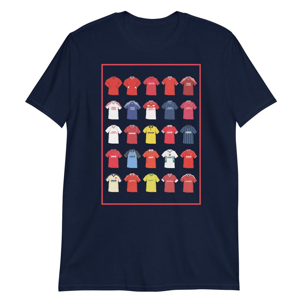 Barnsley Inspired Retro Shirts T-shirt ideal for anyone who is a fan of Barnsley - Colour Blue