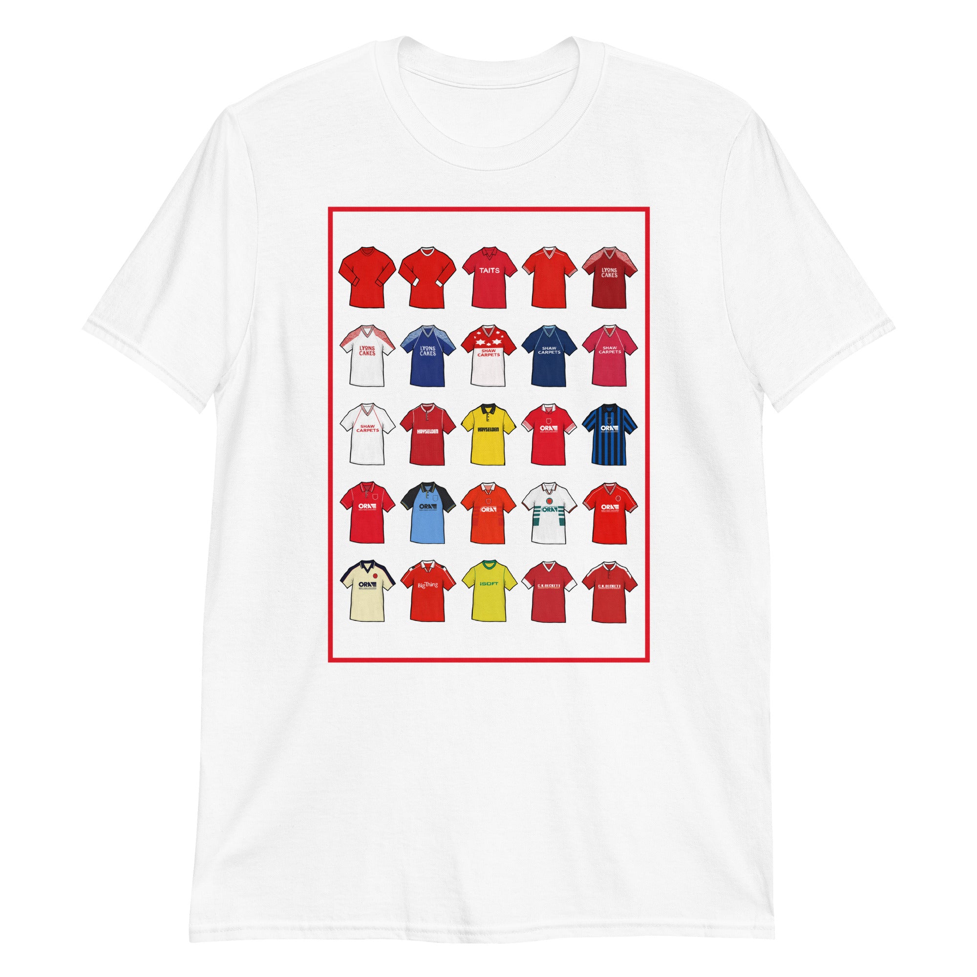 Barnsley Inspired Retro Shirts T-shirt ideal for anyone who is a fan of Barnsley - Colour White