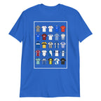 This T-shirt design draws inspiration from Barrow AFC’s iconic football shirts, showcasing bold blue and white elements with a modern twist. Featuring vintage jersey patterns and textured details, it pays tribute to the club’s proud heritage and lasting legacy. A perfect blend of classic football culture and fresh, contemporary style—made for true Bluebirds fans