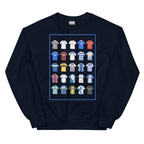 This sweatshirt design takes its cue from the iconic blue and white of Barrow AFC, blending vintage jersey textures with a bold, modern edge. With subtle nods to classic kits and the club’s proud history, it’s a tribute to the enduring legacy of the Bluebirds—crafted for comfort, built for true supporters