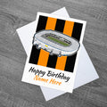 Hull City themed MKM Stadium Birthday card personalised custom 