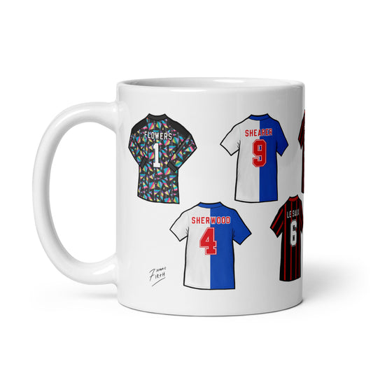 Drinking mug Inspired by the legendary Blackburn Rovers team of 1994/95
