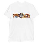 Bradford City FC-inspired retro football t-shirt featuring a bold central Yorkshire rose design. This short-sleeve unisex shirt blends vintage jersey aesthetics with modern comfort, making it perfect for loyal Bantams fans. The artwork is a creative tribute to classic football kits, with a nostalgic nod to Bradford’s heritage and pride in Yorkshire roots. Ideal for match days, casual wear, or gifting to passionate supporters of the club.
