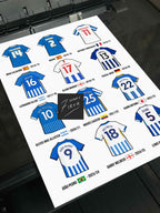 Icons of Brighton Retro Shirts Football Print