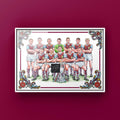 Celebrate the proud legacy of the Clarets with this independently created artwork inspired by Burnley's legendary 1959–1960 First Division title-winning side under Harry Potts. Designed by a passionate football supporter, this hand-drawn illustration pays tribute to one of the greatest teams in the club’s history, capturing the spirit, pride, and nostalgia of Burnley’s famous league triumph. Please note this is an unofficial piece of fan-made art and is not affiliated with or endorsed by any brand or club