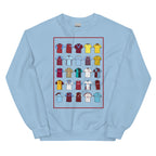 Retro Burnley FC-inspired sweatshirt with a classic fit, soft feel, and durable stitching. Made from a pre-shrunk cotton-polyester blend, it's perfect for Clarets fans who love vintage football style. Features claret and blue design details, ideal for match days, casual wear, or gifting. Celebrate Burnley’s rich history and show your pride in comfort and style.