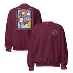 Burnley FC–inspired retro football sweatshirt featuring an embroidered Lancashire rose on the front and a bold collage of classic retro shirts on the back. This unisex pullover blends vintage kit style with cosy comfort—perfect for chilly match days, pub nights, or casual wear. A tribute to iconic Clarets kits and Burnley’s proud football heritage. An ideal gift or wardrobe staple for fans of retro football and local pride.