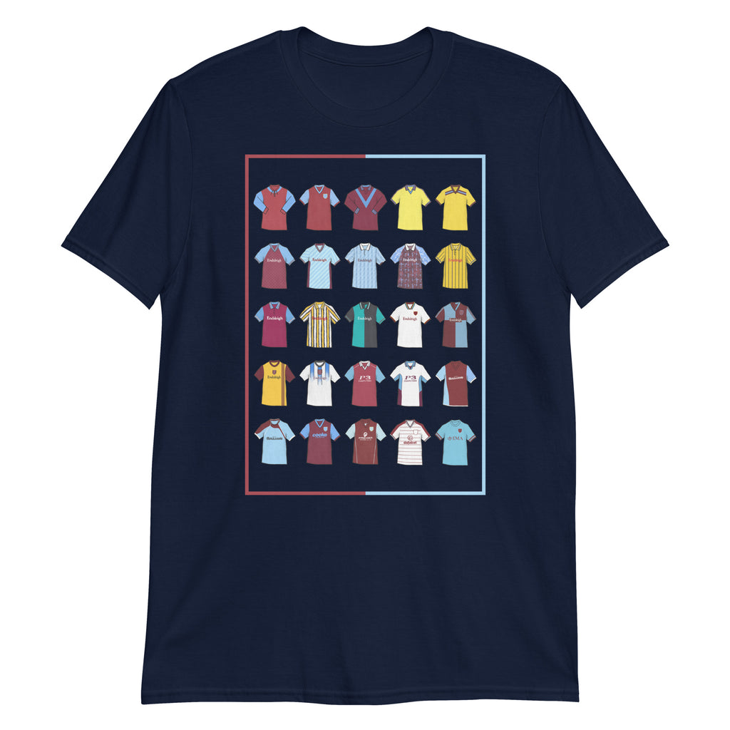This T-shirt design draws inspiration from Burnley FC’s iconic football shirts, showcasing bold claret and blue elements with a modern twist. Featuring vintage jersey patterns and textured details, it pays tribute to the club’s proud heritage and lasting legacy. A perfect blend of classic football culture and fresh, contemporary style—made for true Clarets fans