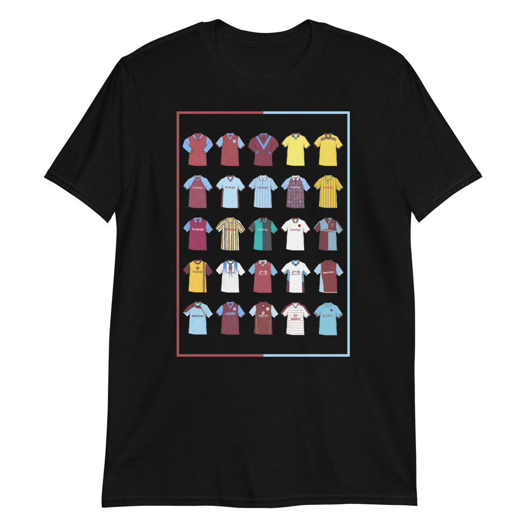 This T-shirt design draws inspiration from Burnley FC’s iconic football shirts, showcasing bold claret and blue elements with a modern twist. Featuring vintage jersey patterns and textured details, it pays tribute to the club’s proud heritage and lasting legacy. A perfect blend of classic football culture and fresh, contemporary style—made for true Clarets fans