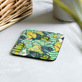 A football coaster inspired by the iconic Glasgow Celtic shirts of the past is a perfect gift for any Hoops fan!