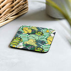 A football coaster inspired by the iconic Glasgow Celtic shirts of the past is a perfect gift for any Hoops fan!