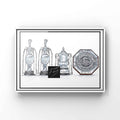 Derby County Inspired Poster Print Which Pays Tribute To All Major Honours They've won in their entire history from first division league titles, FA Cup, and Charity Shield
