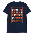 Show your passion for Dundee United FC with this retro T-shirt, inspired by the club’s iconic shirts. Featuring a bold tangerine, black, and white palette and hand-drawn vintage shirt illustrations, this design captures the proud tradition and rich heritage of the Terrors. Crafted for comfort and style, it blends classic football nostalgia with a modern edge — perfect for any Dundee United fan or casual match-day look