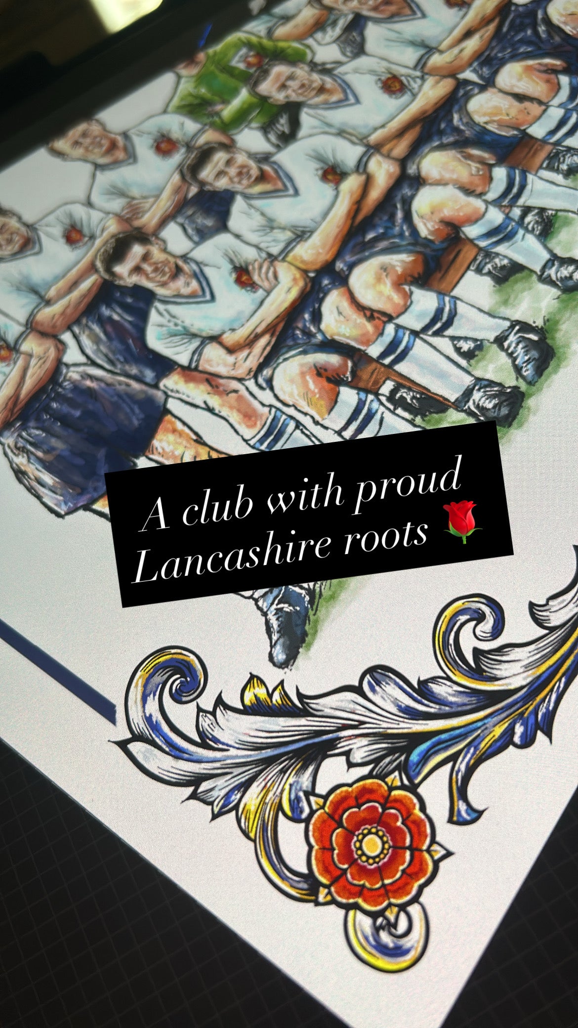 This independently created artwork honours the legacy of the Bolton Wanderers’ 1958 FA Cup-winning side. Designed by a passionate football supporter, the hand-drawn illustration captures the spirit, pride and nostalgia of the club’s most memorable team, including their famous Wembley triumph.