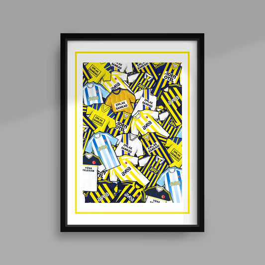 Artwork themed by those legendary Fenerbahce classics of the past, inspired by the biggest club in Turkey