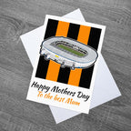 Hull City themed MKM Stadium Mothers day card 
