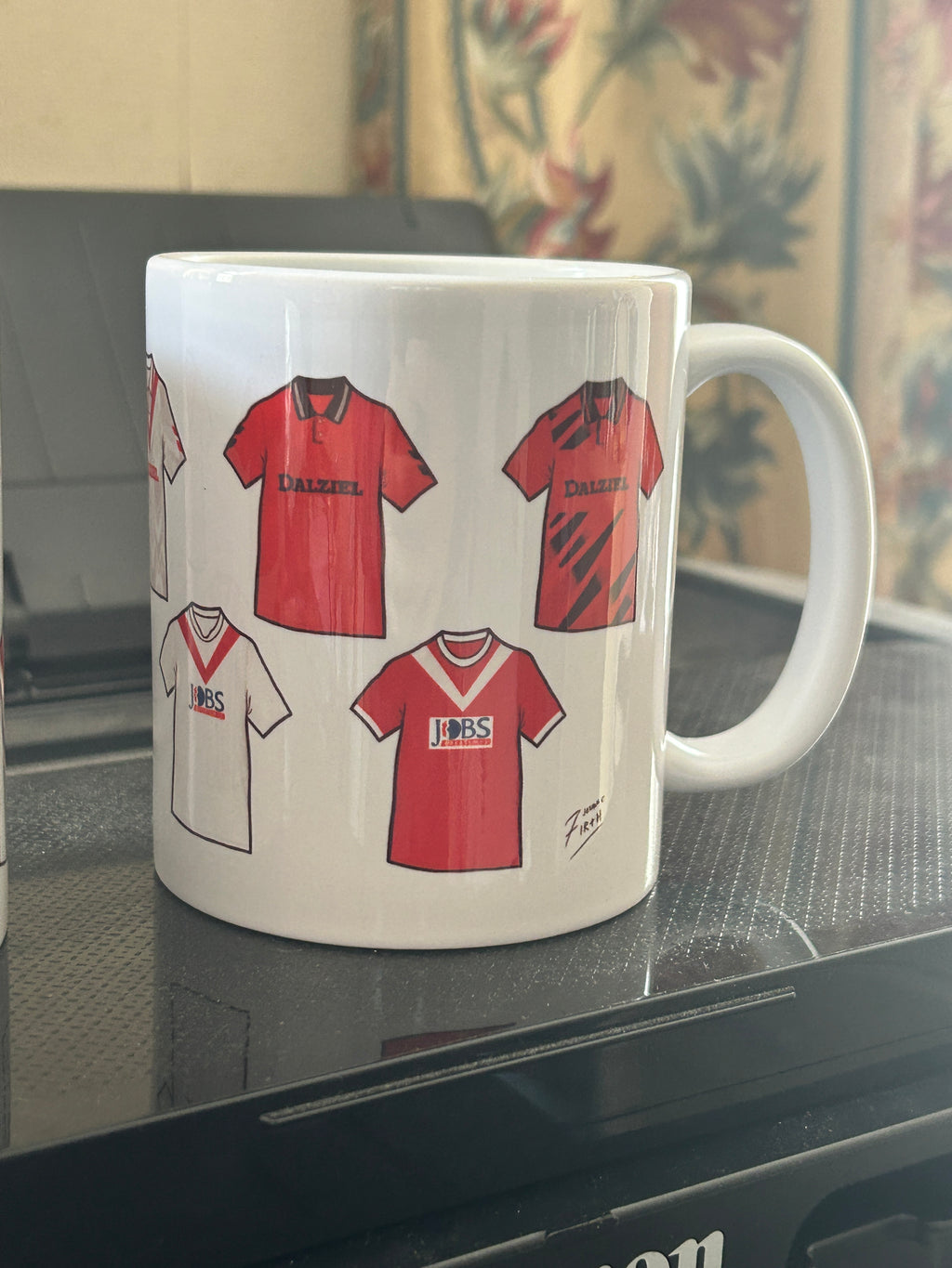 Airdrie Retro Shirts Ceramic Football Mug