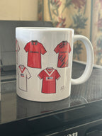 Airdrie Retro Shirts Ceramic Football Mug