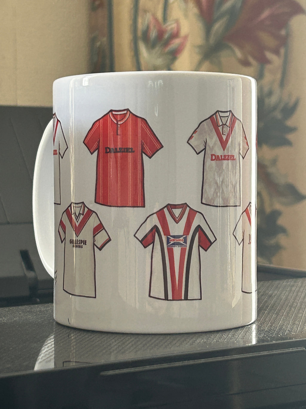 Airdrie Retro Shirts Ceramic Football Mug