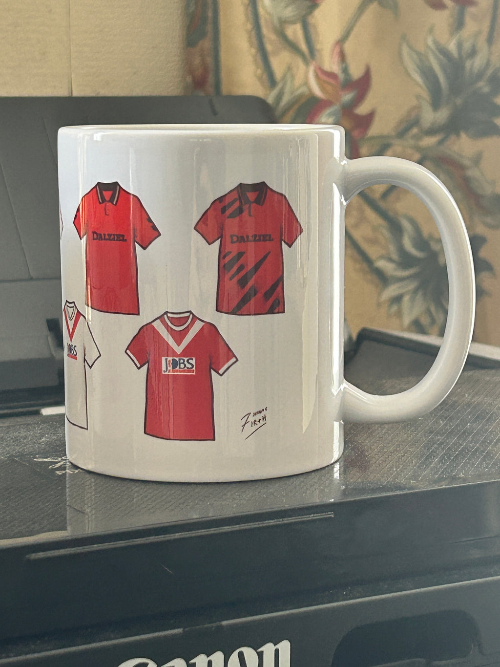 Airdrie Retro Shirts Ceramic Football Mug