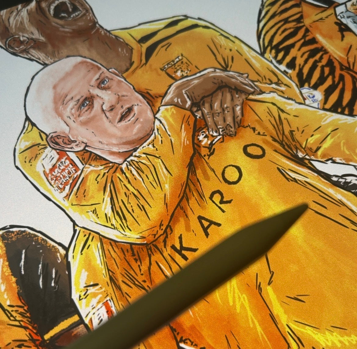 Hull Playoff Trophy Winners Football Art Print