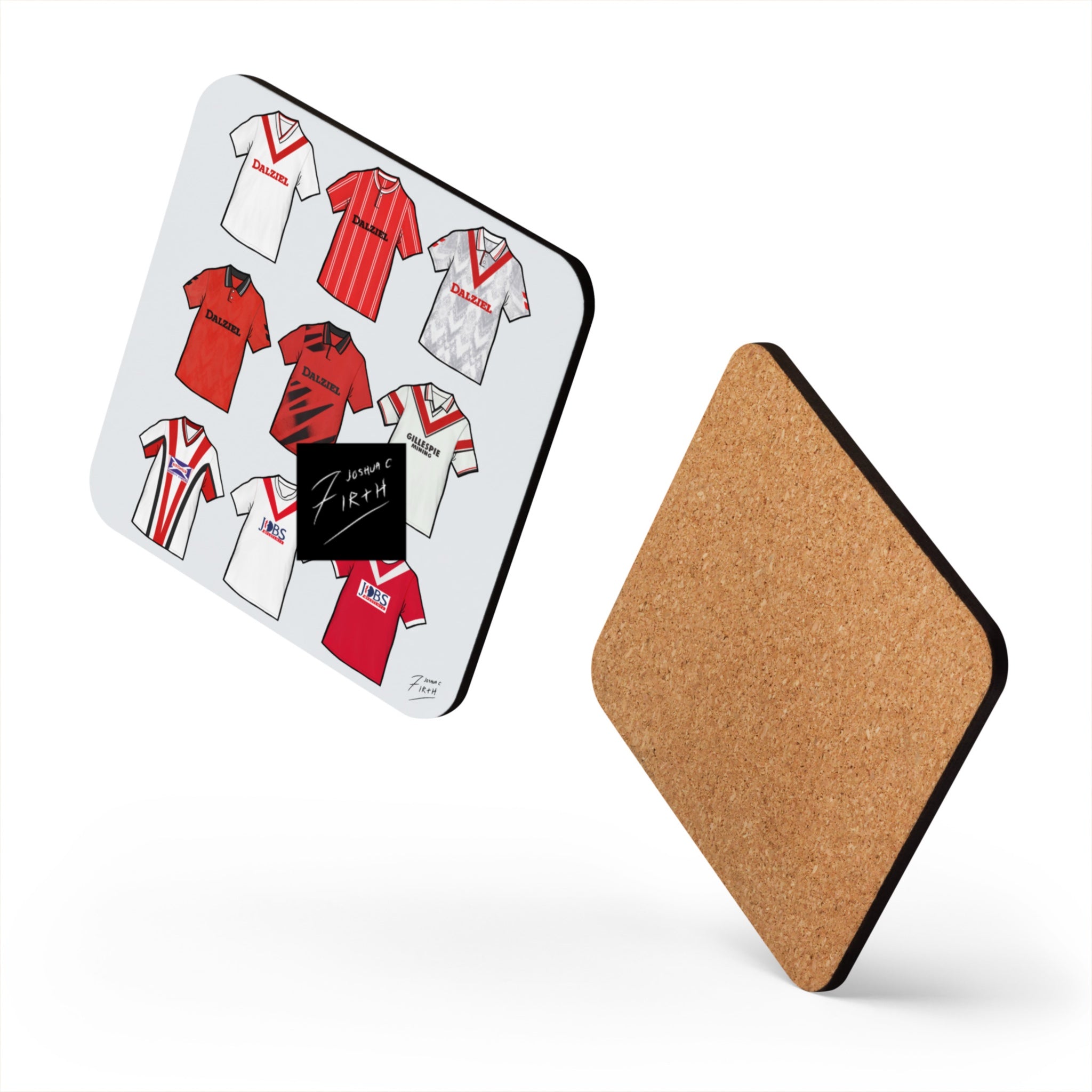 Airdrie Retro Shirts Memorabilia Football Coaster