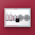 Burnley Football Club Inspired Major Trophies Football Print, Inspired by the trophies won by the club based at Turf Moor Lancashire
