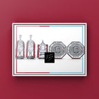 Burnley Football Club Inspired Major Trophies Football Print, Inspired by the trophies won by the club based at Turf Moor Lancashire