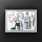 Hull Cup Winning Coaches Rugby League Art Print